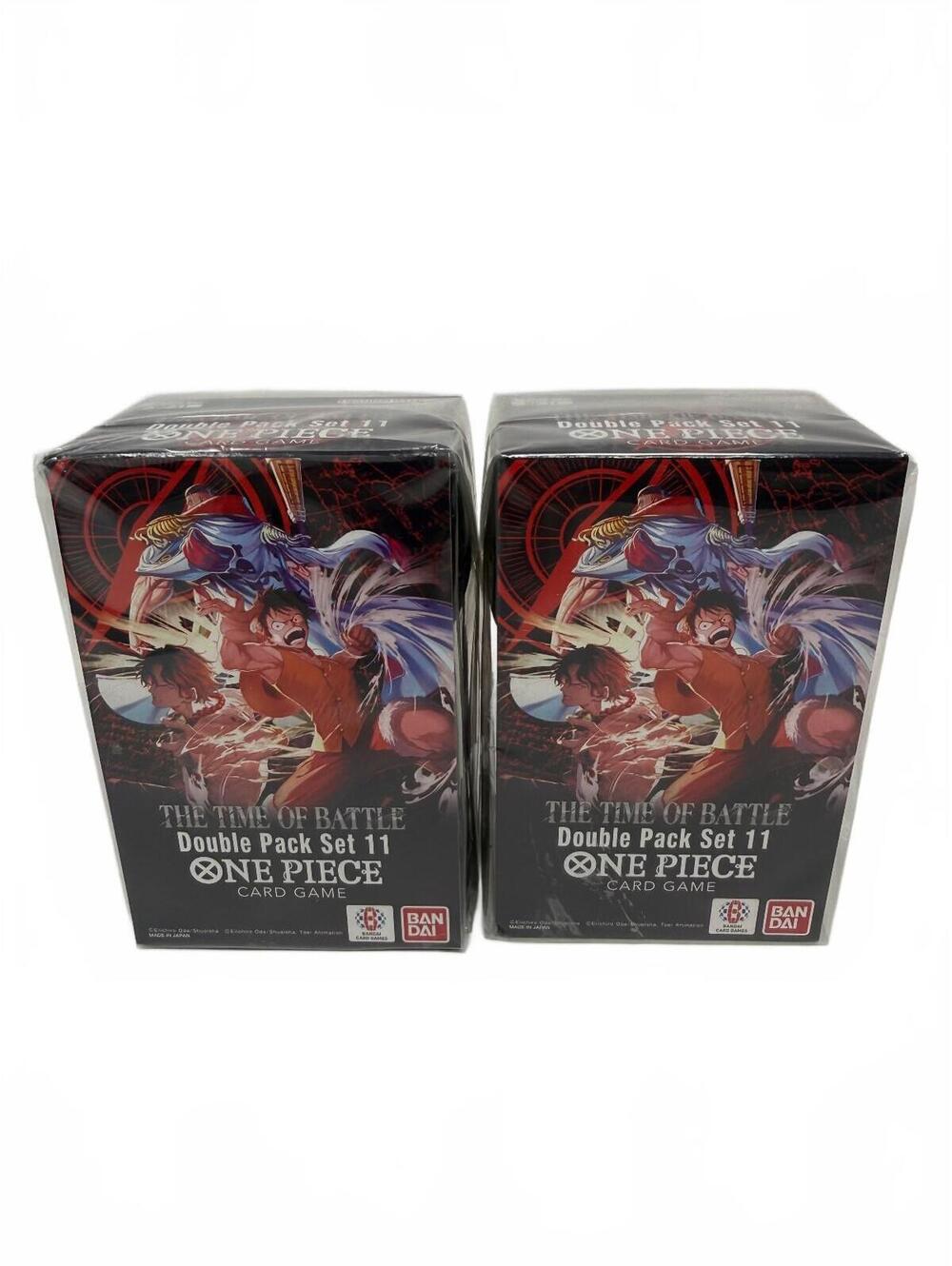 One Piece Card Game Double Pack Set Vol. 11 English | Factory Sealed (Lot of 2)